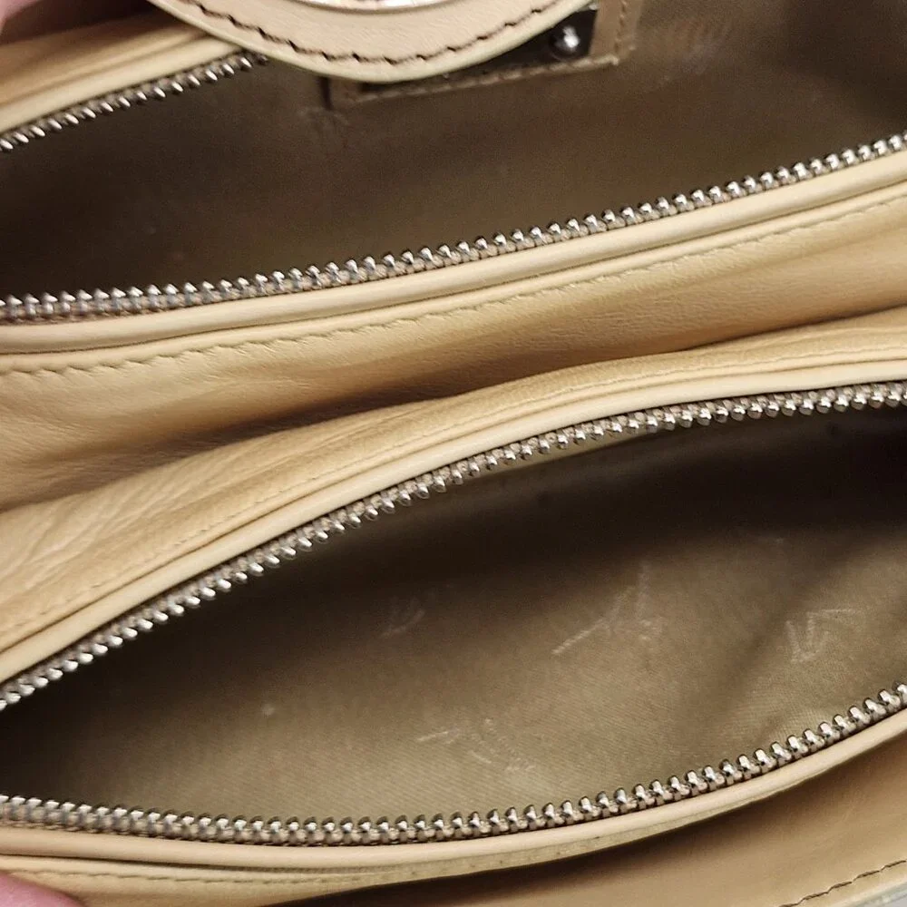 💥WOW! Giuseppe Zanotti Rose Gold Jeweled Leather Clutch - Pure Iconic Glam Y2K - Picture 12 of 13